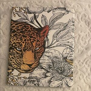 NWT IPad Pro Leopard Print Art Canvas 12.9” case